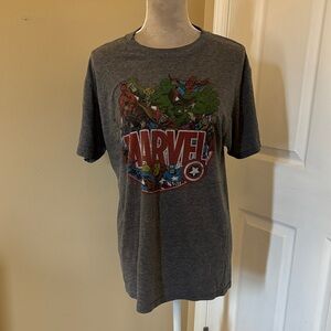 Marvel Heroes T-Shirt in Dark Gray